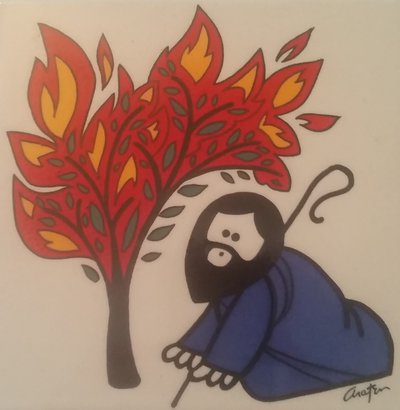 Moses and the bush