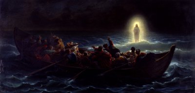 Jesus walking on water