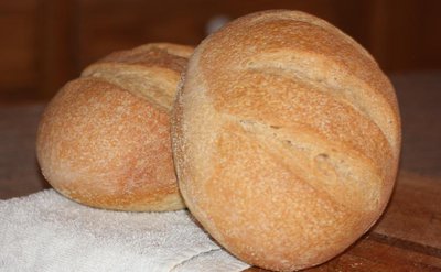 Two loaves of bread