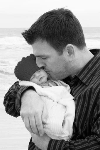 Dad and baby