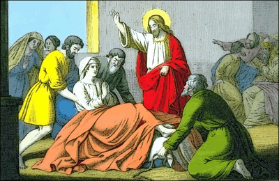 Jesus healing