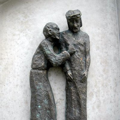 Jesus and a man