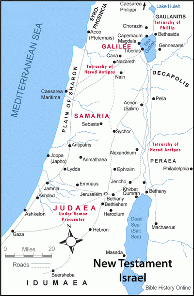 Map of Israel