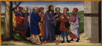 Jesus healing blind man